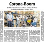 Artikel aus den Ruhrnachrichten vom 09.07.2020: Corona-Boom bei MEDIAFIX